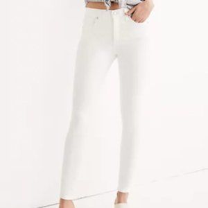 Madewell White Skinny Jeans